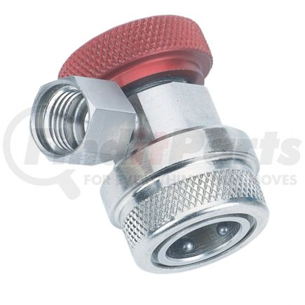 FJC, Inc. 6001 A/C Service Coupler R-134a Manual Service Coupler, High Side Red, 14mm x 1.5 Hose Connection