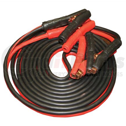 FJC, Inc. 45255 Battery Booster Cable Booster Cables - Commercial, 1 Gauge, 800 Amp, 25 ft, Heavy-Duty Clamps