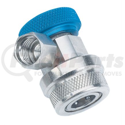 FJC, Inc. 6002 A/C Service Coupler R-134a Manual Service Coupler, Low Side Blue, 14mm x 1.5 Hose Connection