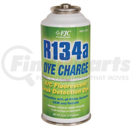 FJC, Inc. 4921 A/C System Dye A/C System Dye, Fluorescent Dye Charge, 3oz