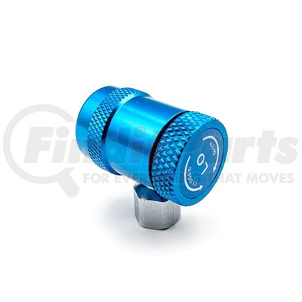 FJC, Inc. 6802 A/C Service Coupler R-1234yf Manual Service Coupler, Low Side Blue, M12 Fitting Brass Construction