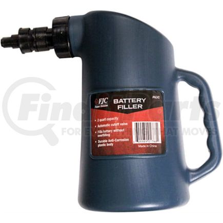 FJC, Inc. 46342 Battery Acid Power Division Two-Quart Acid-Resistant Battery Filler Bottle with Auto Shutoff Nozzle