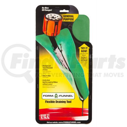 Form-A-Funnel GP-102 Multi-Purpose Funnel General Purpose Funnel - 14.5 Inches x 6.5 Inches