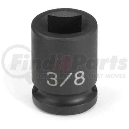 Grey Pneumatic 1008FP Socket 3/8" Drive x 1/4" Female Size, 4-Point, 0.98" Length, Pipe Plug Socket