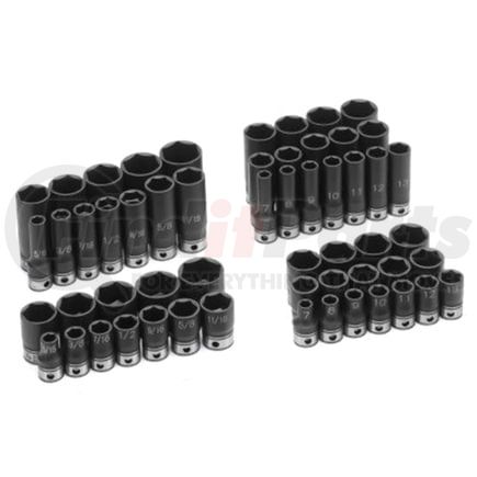 Grey Pneumatic 81019MD Socket 3/8" Drive x 19mm Size, 6-Point, Deep-Length Duo-Socket
