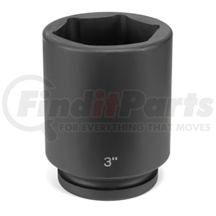 Grey Pneumatic 4058D Socket 1" Drive x 1-13/16" Hex Size, 3.62mm Deep Length, Impact Socket, Type III Shape