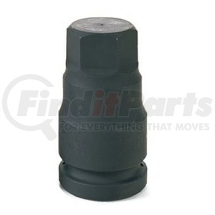 Grey Pneumatic 4932F Socket Driver Bit 1" Drive x 1" Hex Size, 3.94" Length, Impact Socket Driver Bit