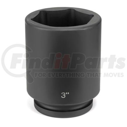 Grey Pneumatic 4046D Socket 1" Drive x 1-7/16" Hex Size, 3.54mm Deep Length, Impact Socket, Type III Shape