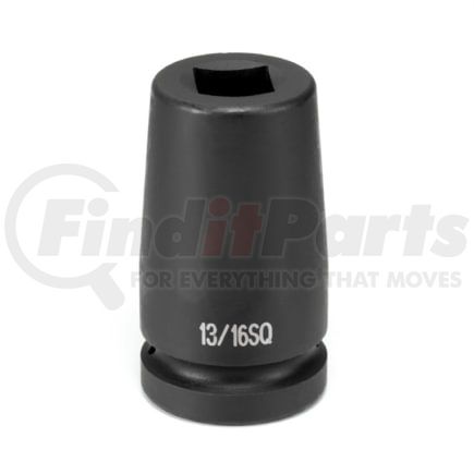 Grey Pneumatic 4313SL 1" Drive x 13/16" 4 Point Deep Square Impact Socket