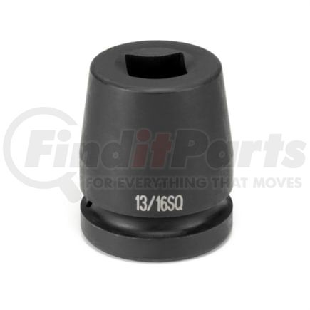 Grey Pneumatic 4313SHD 1" Drive x 13/16" 4 Point Square Heavy Duty Impact Socket