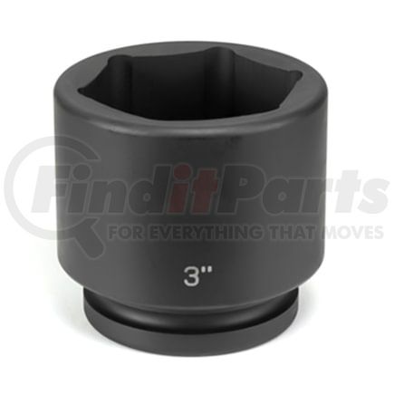 Grey Pneumatic 4108R Socket 1" Drive x 3-3/8" Hex Size, 4.13mm Length, Impact Socket, Type III Shape