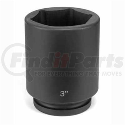 Grey Pneumatic 4024D Socket 1" Drive x 3/4" Hex Size, 3.54mm Deep Length, Impact Socket, Type I Shape