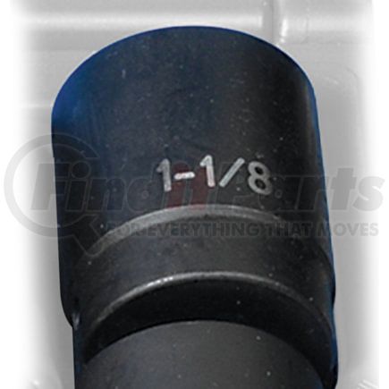 Grey Pneumatic 2136R Socket 1/2" Drive x 1-1/8" 12-Point Size, 1.97mm Length, Impact Socket, Type III Shape