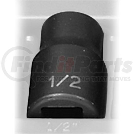 Grey Pneumatic 2116R Socket 1/2" Drive x 1/2" 12-Point Size, 1.5mm Length, Impact Socket, Type I Shape