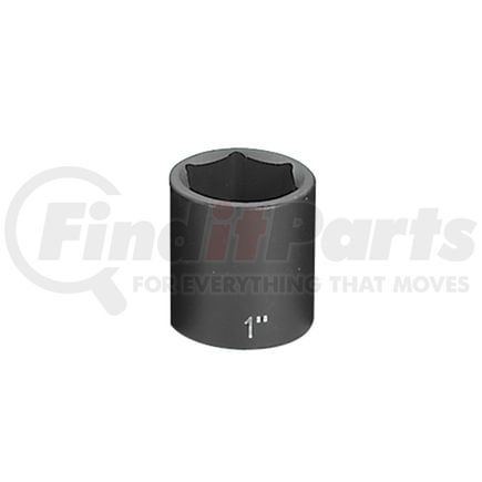 Grey Pneumatic 2032R Socket 1/2" Drive x 1" Hex Size, 1.5 mm Length, Impact Socket, Type II Shape