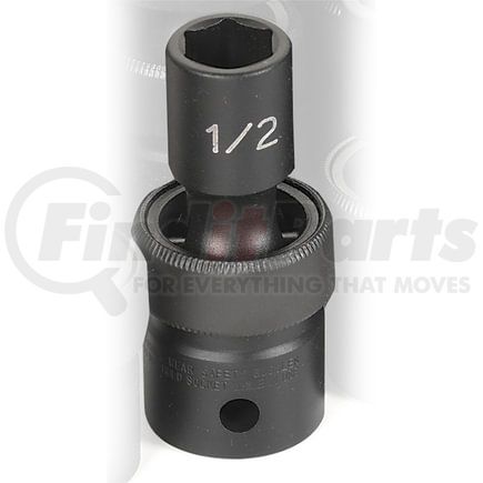 Grey Pneumatic 2016U 1/2" Drive x 1/2" Standard Universal Socket