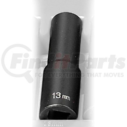 Grey Pneumatic 2113MD Socket 1/2" Drive x 13mm 12-Point, 83mm Deep Length, Impact Socket, Type I Shape