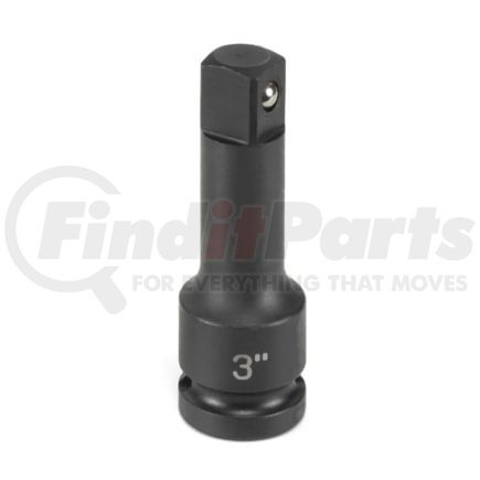 Grey Pneumatic 2243E 1/2" Drive x 3" Extension with Friction Ball