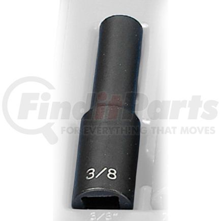 Grey Pneumatic 2112D Socket 1/2" Drive x 3/8" 12-Point Size, 3.27mm Deep Length, Impact Socket, Type I Shape