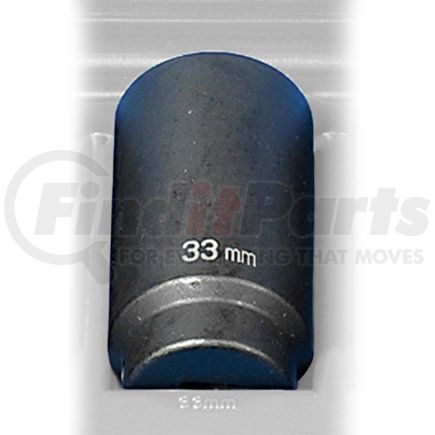 Grey Pneumatic 2133MD Socket 1/2" Drive x 33mm 12-Point, 90mm Deep Length, Impact Socket, Type III Shape
