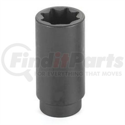 Grey Pneumatic 2520SD Socket 1/2" Drive x 5/8" 8-Point, 3.27" Deep Length, Impact Socket, Type II Shape