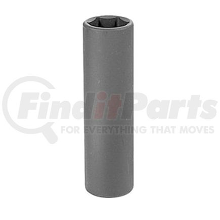 Grey Pneumatic 2014XD Socket 1/2" Drive x 7/16" Hex, 5" Extra-Deep Length, Impact Socket, Type I Shape