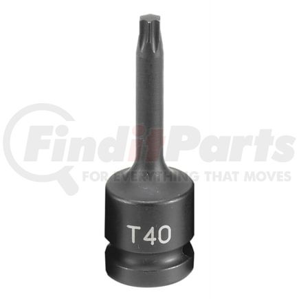 Grey Pneumatic 2140T Socket 1/2" Drive x T40 Internal Star Impact Driver Socket, Poly Bag with Barcode