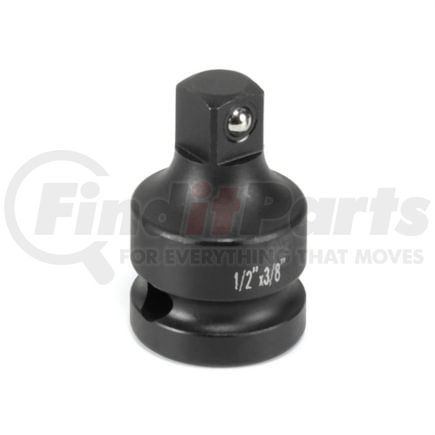 Grey Pneumatic 2228A Bit Driver Adapter 1/2" Drive, 1/2" Female End x 3/8" Male End, with Friction Ball