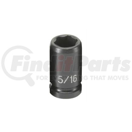 Grey Pneumatic 910RG Socket 1/4" Drive x 5/16" Hex Size, 0.91" Length, Magnetic Impact Socket, Type I Shape