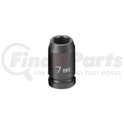 Grey Pneumatic 907MS 1/4" Surface Drive x 7mm Standard Impact Socket