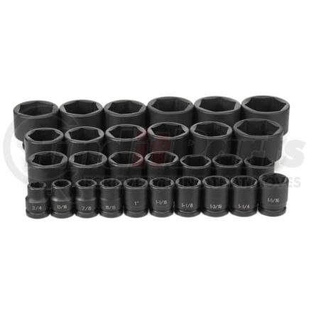 Grey Pneumatic 8029 3/4" Dr. 29 Piece Fract. Master Set 3/4-2-1/2"