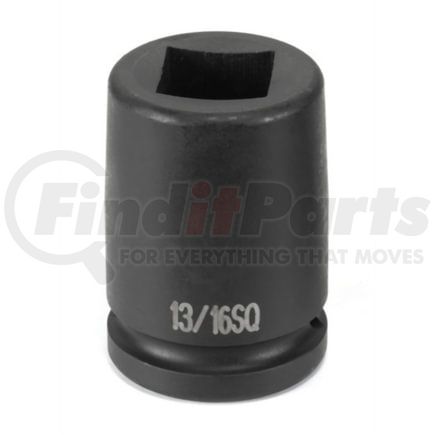 Grey Pneumatic 3313S 3/4" Drive x 13/16" 4 Point Square Budd Impact Socket