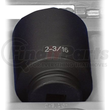 Grey Pneumatic 3070D Socket 3/4" Drive x 2-3/16" Hex Size, 3.94mm Deep Length, Impact Socket, Type III Shape