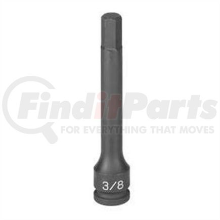 Grey Pneumatic 19064F Socket Driver Bit 3/8" Drive x 3/16" Hex Size, 3.94mm Length, Impact Socket Driver Bit