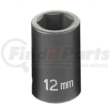 Grey Pneumatic 1012M 3/8" Drive x 12mm Standard Impact Socket