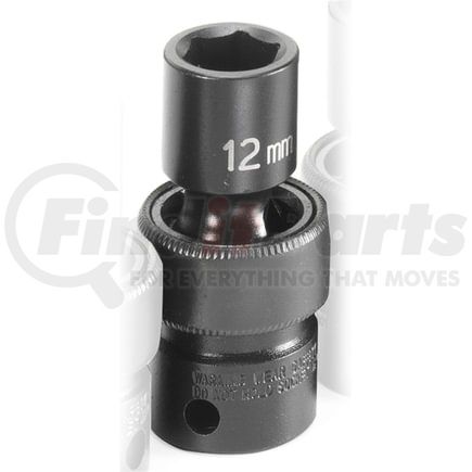 Grey Pneumatic 1012UM 3/8" Drive x 12mm Standard Universal Impact Socket
