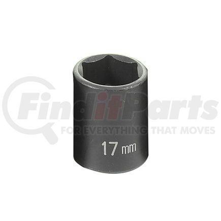 Grey Pneumatic 1017M 3/8" Drive x 17mm Standard Impact Socket