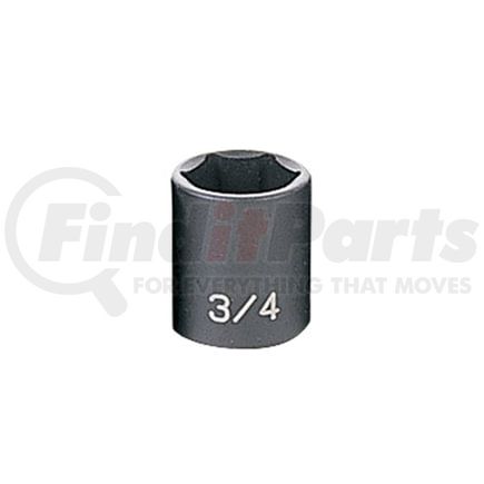 Grey Pneumatic 1024R Socket 3/8" Drive x 3/4" Hex Size, 1.18mm Length, Impact Socket, Type II Shape