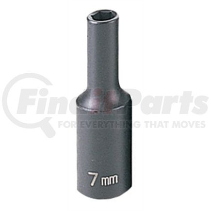 Grey Pneumatic 1007MD 3/8" Drive x 7mm Deep Impact Socket