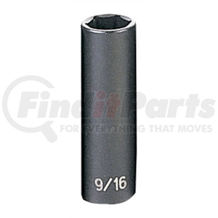 Grey Pneumatic 1018D 3/8" Drive x 9/16" Deep Impact Socket