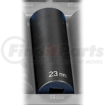 Grey Pneumatic 2123MD Socket 1/2" Drive x 23mm Point Size, 90mm Deep Length, Impact Socket, Type II Shape