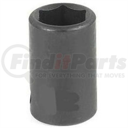Grey Pneumatic 1107M Socket 3/8" Drive x 7mm 12-Point Size, 30mm Standard Length, Impact Socket, Type I Shape
