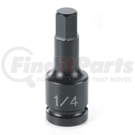 Grey Pneumatic 9905F Socket Driver Bit 1/4" Drive x 5/32" Hex Size, 1.38" Length, Impact Socket Driver Bit