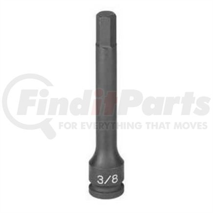 Grey Pneumatic 19084F Socket Driver Bit 3/8" Drive x 1/4" Hex Size, 3.94" Length, Impact Socket Driver Bit
