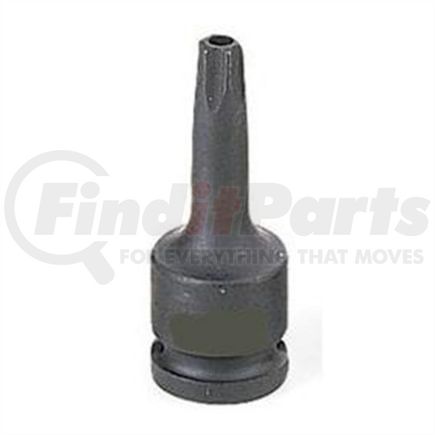 Grey Pneumatic 1155TT Socket Driver Bit 3/8" Drive x TT55 Size, 1.97" Length, Tamper-Proof Star Socket Driver Bit