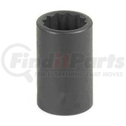 Grey Pneumatic 1111M Socket 3/8" Drive x 11mm 12-Point Size, 30mm Standard Length, Impact Socket, Type I Shape