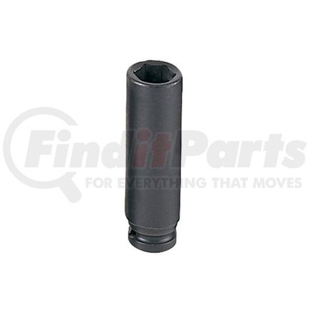 Grey Pneumatic 912DG Socket 1/4" Drive x 3/8" Hex Size, 1.97" Deep Length, Magnetic Impact Socket, Type III Shape