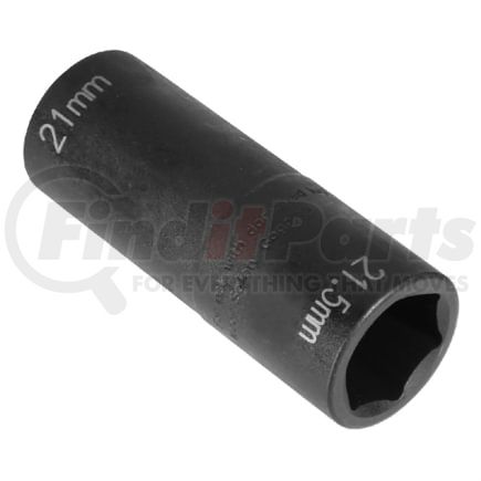 Grey Pneumatic 2190D Socket 1/2" Drive x 21mm x 21.5mm Hex Size, 3.26mm Length, Damaged Nut "Flip" Socket