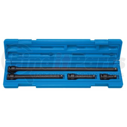 Grey Pneumatic 1104E Socket Drive Extension Set 3/8" Drive Friction Ball Extension Set