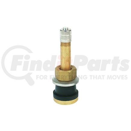 Haltec TV-500A Tire Valve Stem Tire Valve Stem - Tubeless, 2" Effective Length, Straight Clamp-in, 0.625" Valve Hole